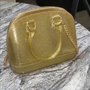 Gold mini purse